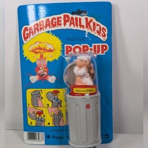 Vintage Garbage Pail Kids Pop-Up Toy - Mauled Paul 1985